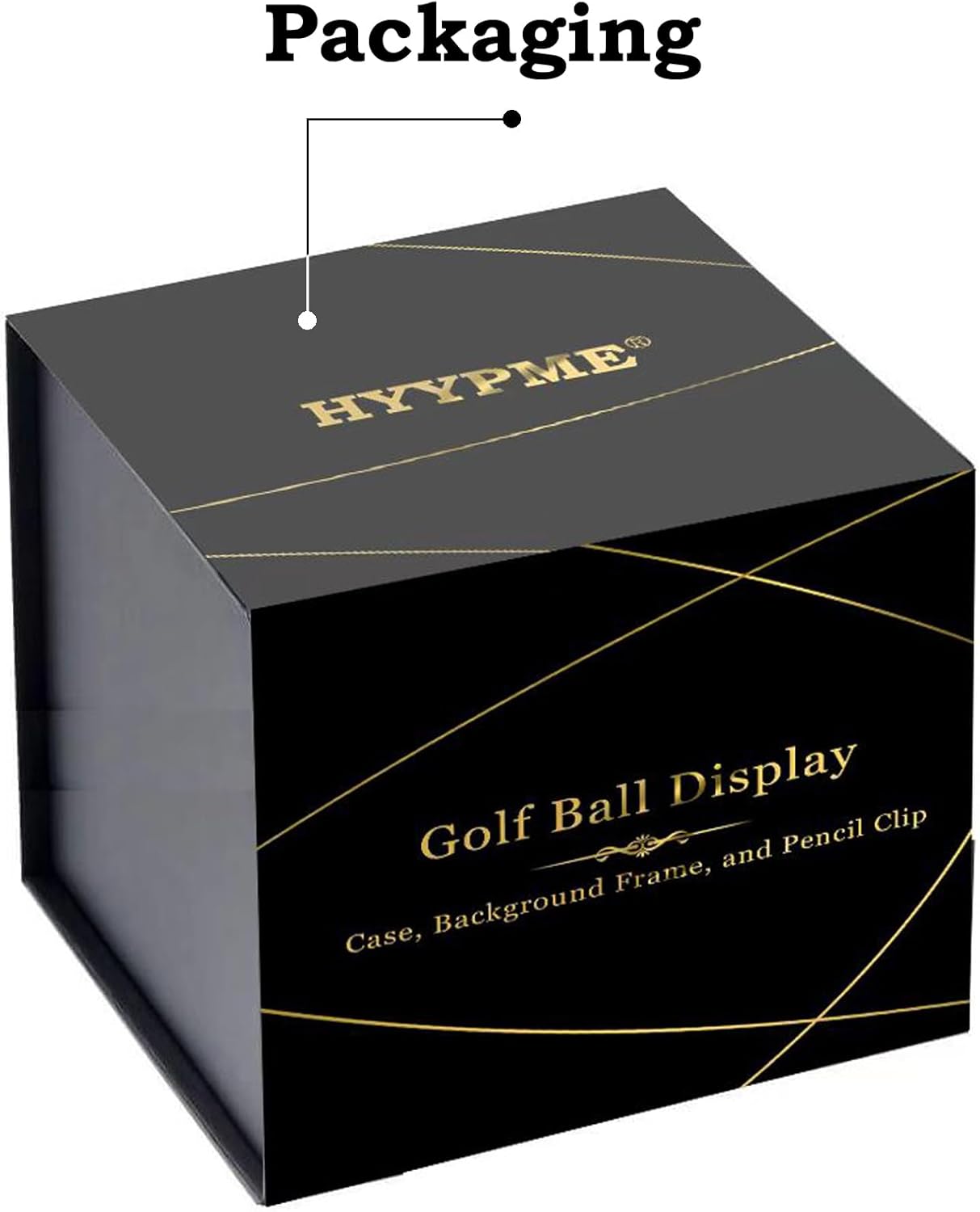 Golf Ball Display Case for Hole in One Ball with Scorecard Display, Golf Gifts, Accessories for Men and Women (Content: Hole in One)