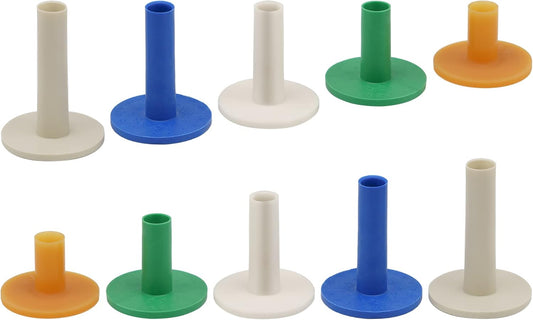 Golf Rubber Tees Practice Training, Driving Putting Chipping Range Mixed Size, Excellent Effect Used with Golf mats and Golf nets, Suitable for Indoor Outdoor Backyard Home Office