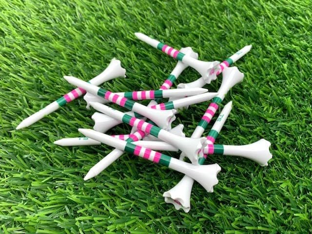 TRUESTRIKE Premium USA Golf Tees – 3¼" or 2¾" Durable Plastic Performance Tees (100 Pack) – Made in USA – Bulk Value Pack