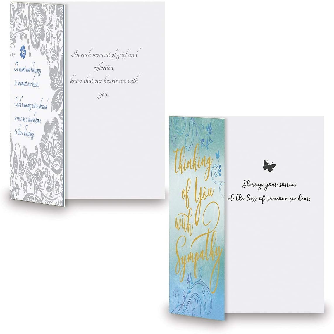 Current Deluxe Foil All Occasion Value Pack - 20 Cards With Envelopes, Celebration, Get Well, Sympathy, Birthday, Anniversary & Thinking of You Variety, Large 5" x 7" Assortment, 10 Design Set