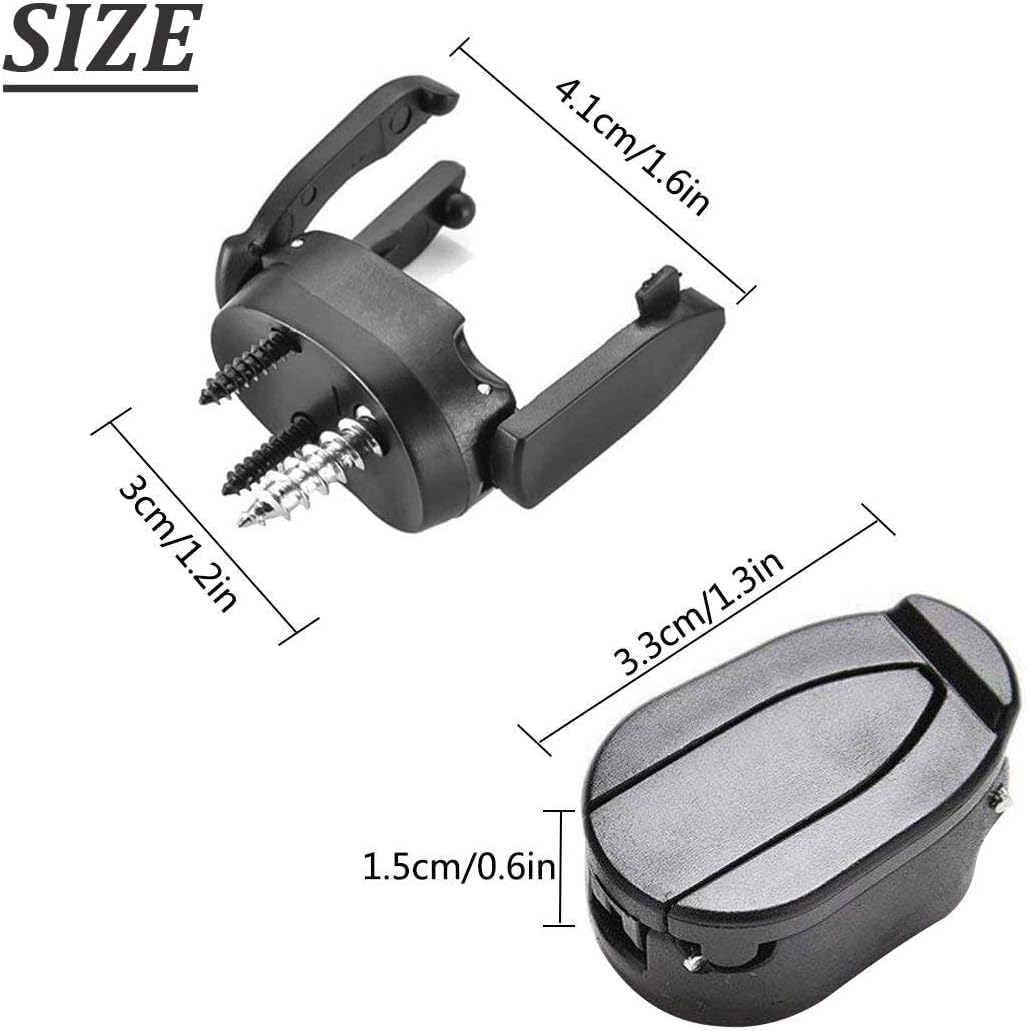 FINGER TEN Golf Ball Retriever for Putter Piker Upper 2/4/6/8/10 Pack Suction Cup Ball Grabber Tool with Screws Foldable Mini Ball Retrievers for Men Women Golfer