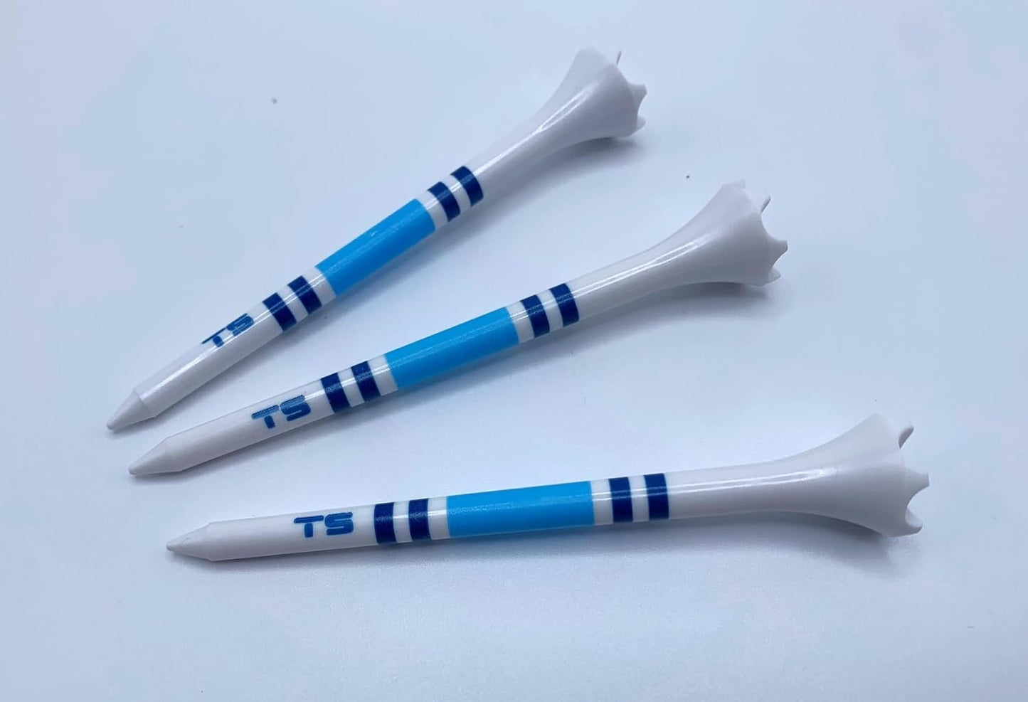 TRUESTRIKE Premium USA Golf Tees – 3¼" or 2¾" Durable Plastic Performance Tees (100 Pack) – Made in USA – Bulk Value Pack