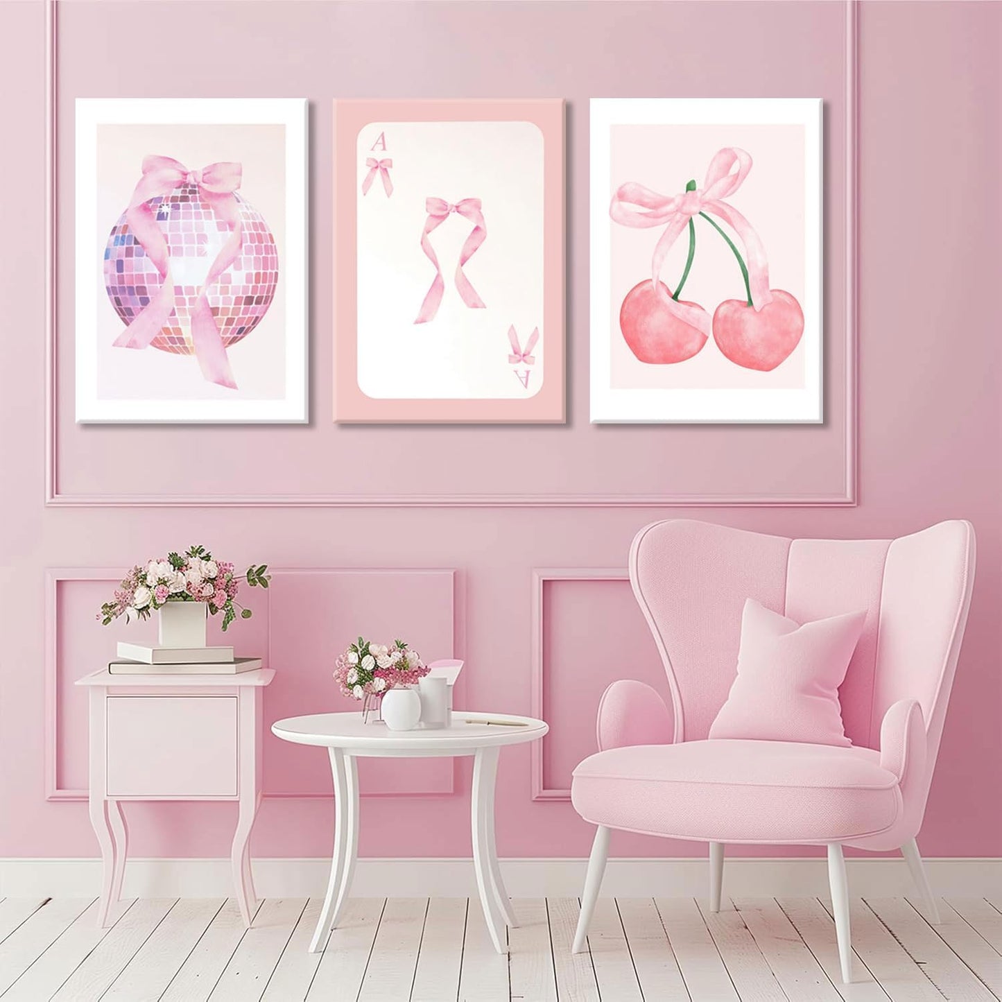 MTFBWY 3Pcs Framed Canvas Wall Art 12x16in Canvas