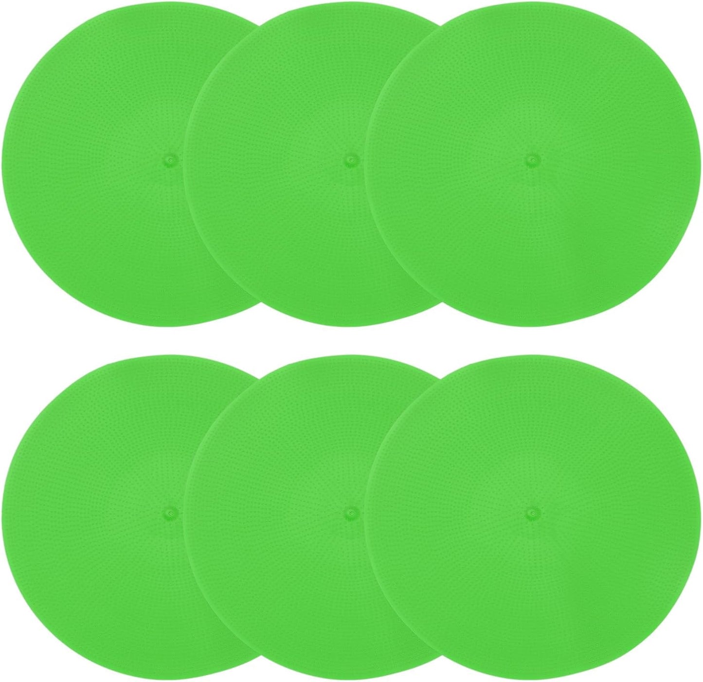 PATIKIL Spot Markers, Non-Slip Floor Dots Agility Markers Flat Field Cones Poly Dots for Gym PE Speed Training Dance Soccer Basketball Sports