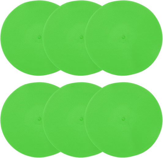 PATIKIL Spot Markers, Non-Slip Floor Dots Agility Markers Flat Field Cones Poly Dots for Gym PE Speed Training Dance Soccer Basketball Sports