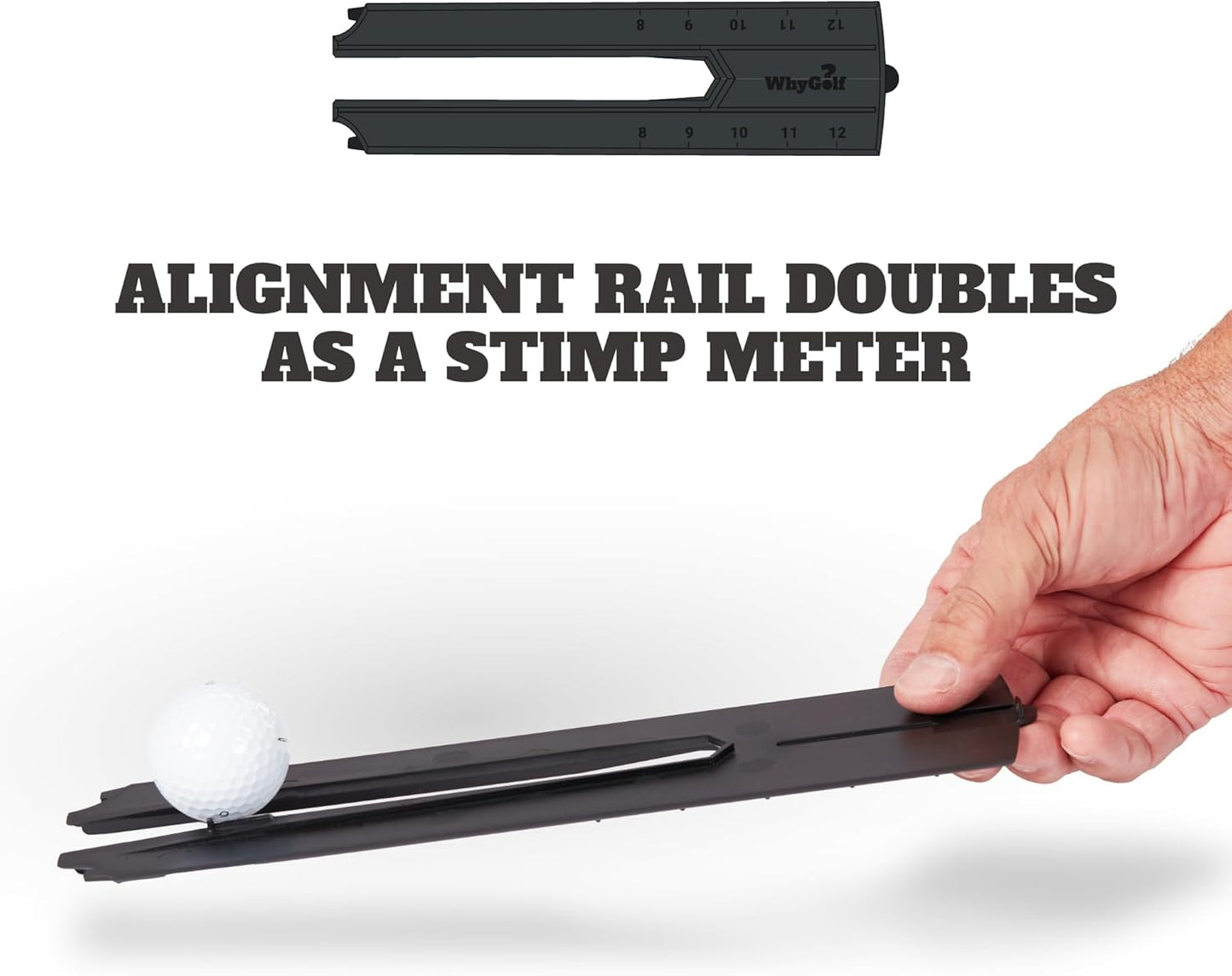 WHYGOLF Putting System & Putting Thing – Golf Training Aid for Stroke, Accuracy & Green Reading – Adjustable Putting Gates for Home & Green Practice – Putter Teaching Tool for Better Control