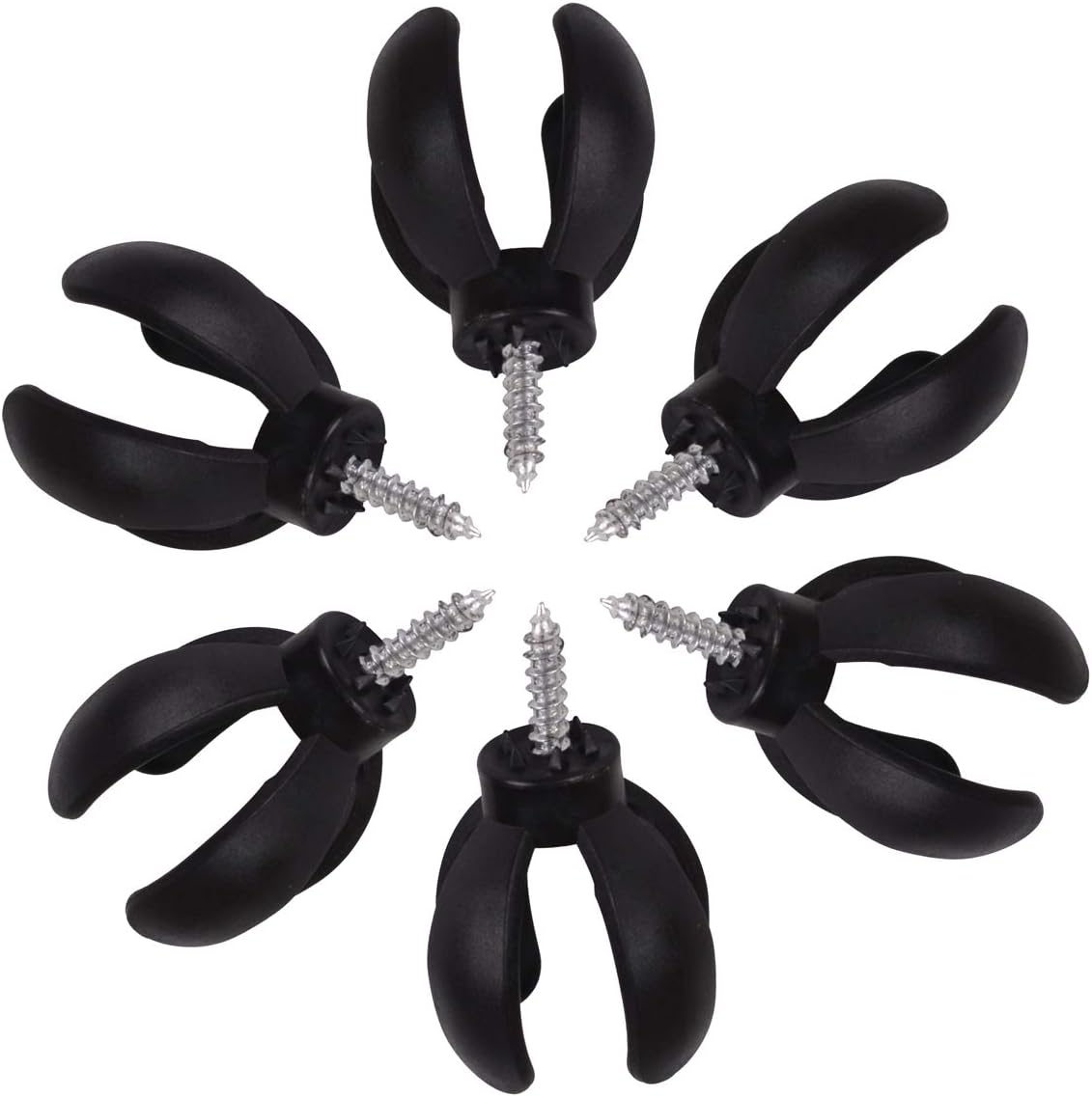 Baitaihem 6 PCs Golf Ball Pick Up Retriever Claw Sucker Tool