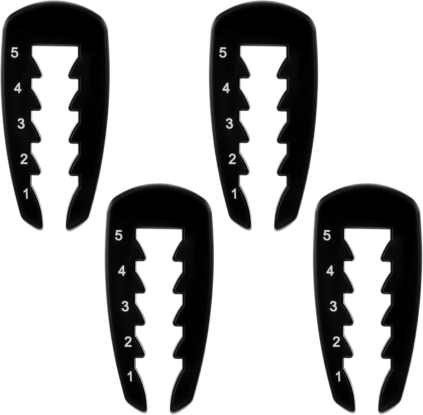 Golf Tee Height Tool Adjustable Tee Height Setter 4PCS Elevator Tool Heights Measuring Device Lightweight Swing Training Aid Precision Outdoor T Heights Setup for Consistent and Precise