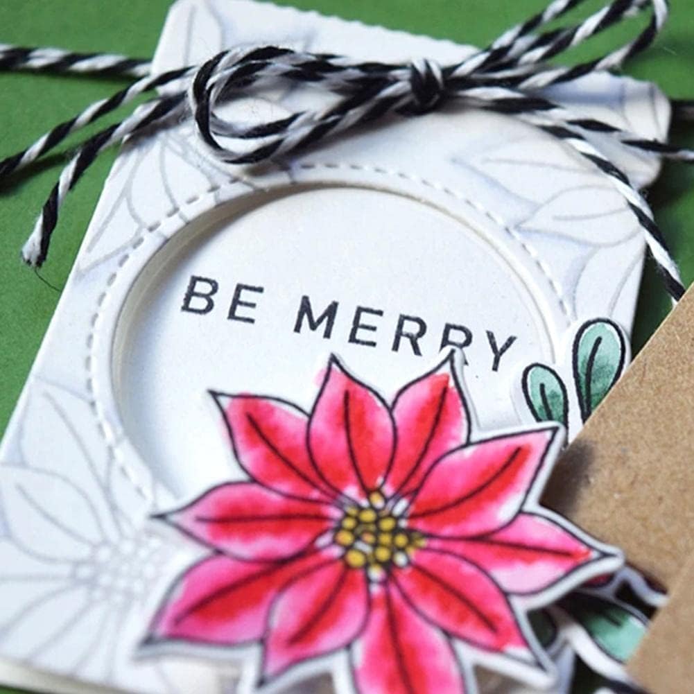 Label Cutting Dies Tags Metal Die Cuts Hang Tag Embossing Stencils Template Mould for Card Making DIY Paper Crafting Embossing Decorative, Scrapbooking Die-Cuts, Stamping