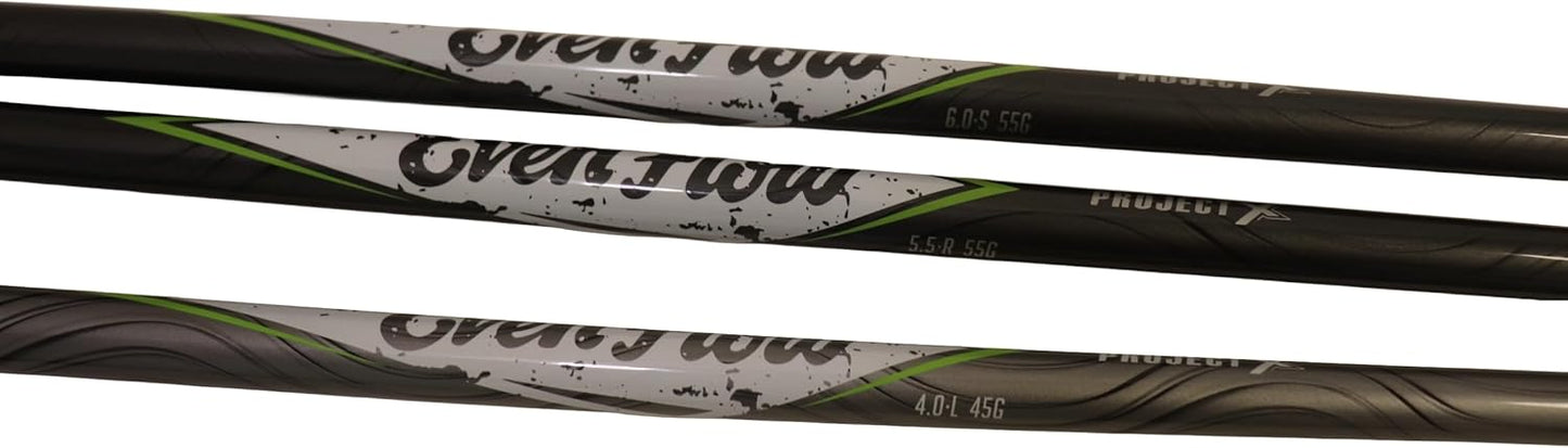 PROJECTX Old Town Golf Projext X Evenflow Green Driver/Fairway Golf Shaft (Choose Flex and Compatible Adaptors)