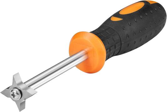 Golf Club Groove Sharpener, Re-Grooving Tool and Cleaner for All Irons Pitching Sand Lob Gap and Approach Wedges, Generate Optimal Backspin, Groove Repair Tool, Tungsten Carbide Head