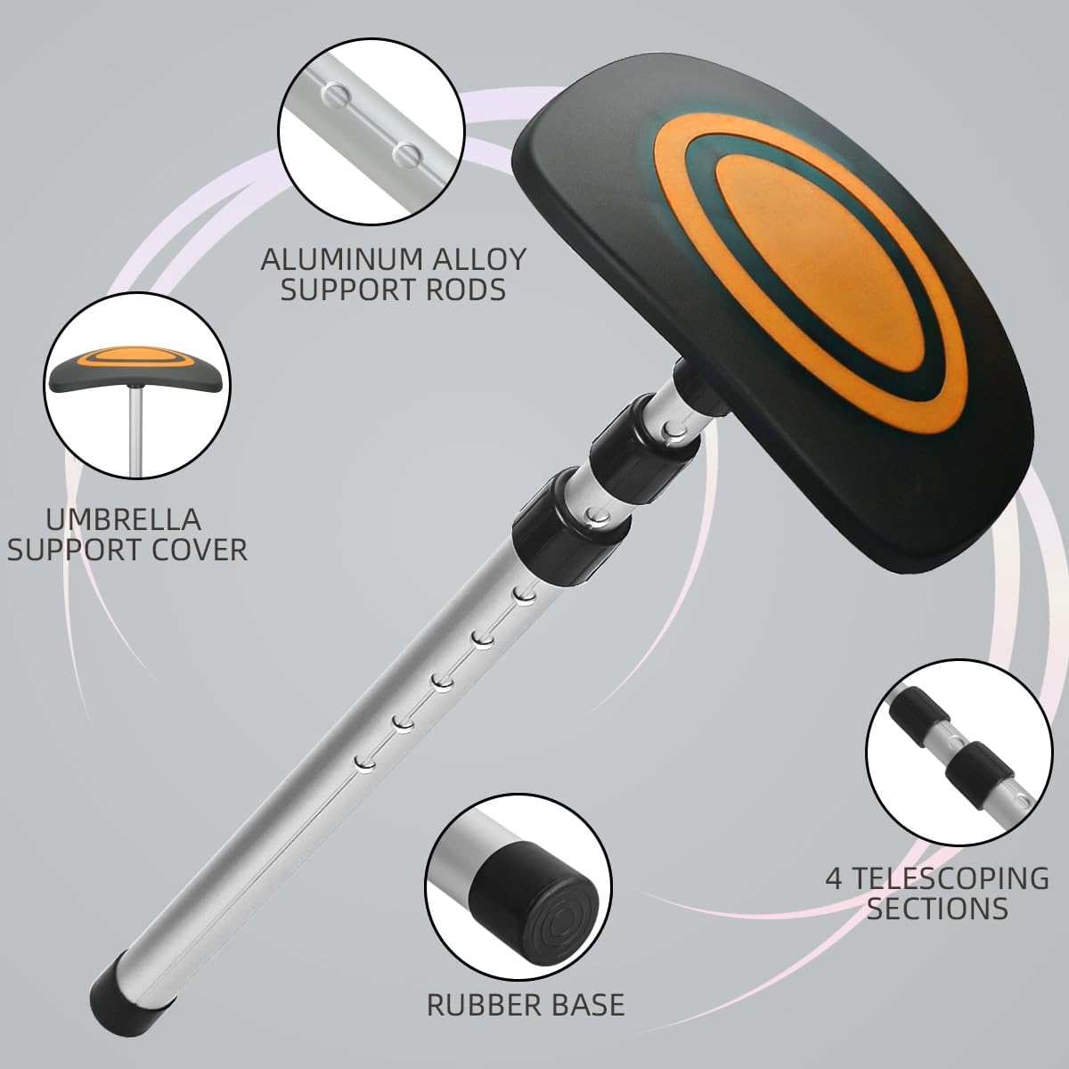 Golf Travel Bag Support System, Golf Club Travel Protection Kit