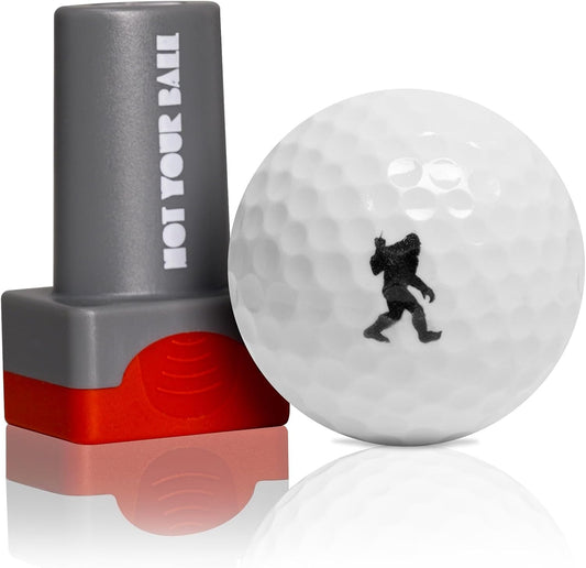 ZEETY Golf Ball Stamp, Golf Ball Stamper, Self-Inking Golf Ball Stamp Marker to Identify Golf Balls, Golf Gift Golf Accessories for Men and Women Golfers