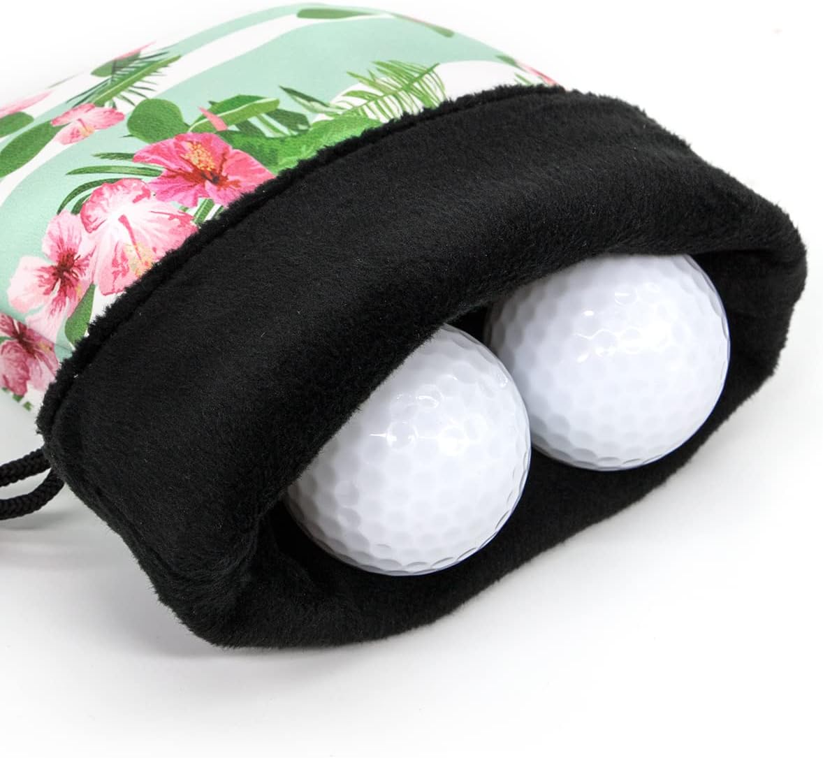 Leather Golf Tee Pouch with Drawstrings - Valuables Bag for Men & Women