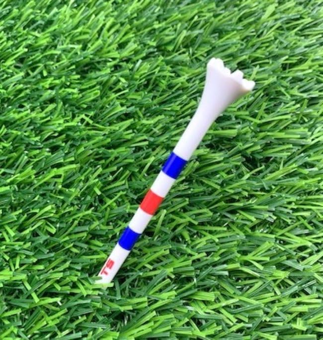 TRUESTRIKE Premium USA Golf Tees – 3¼" or 2¾" Durable Plastic Performance Tees (100 Pack) – Made in USA – Bulk Value Pack