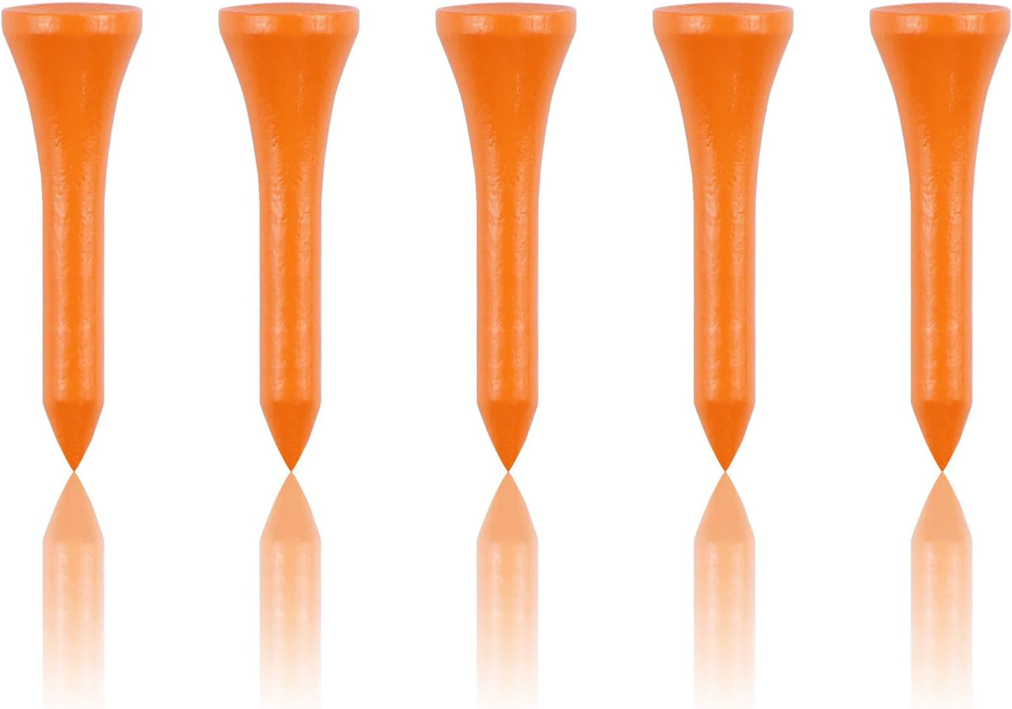 Wooden Golf Tees 3-1/4", 2-3/4", 1-1/2" Available,100 Count (Natural Color, White, Black, Blue, Red, Pink)