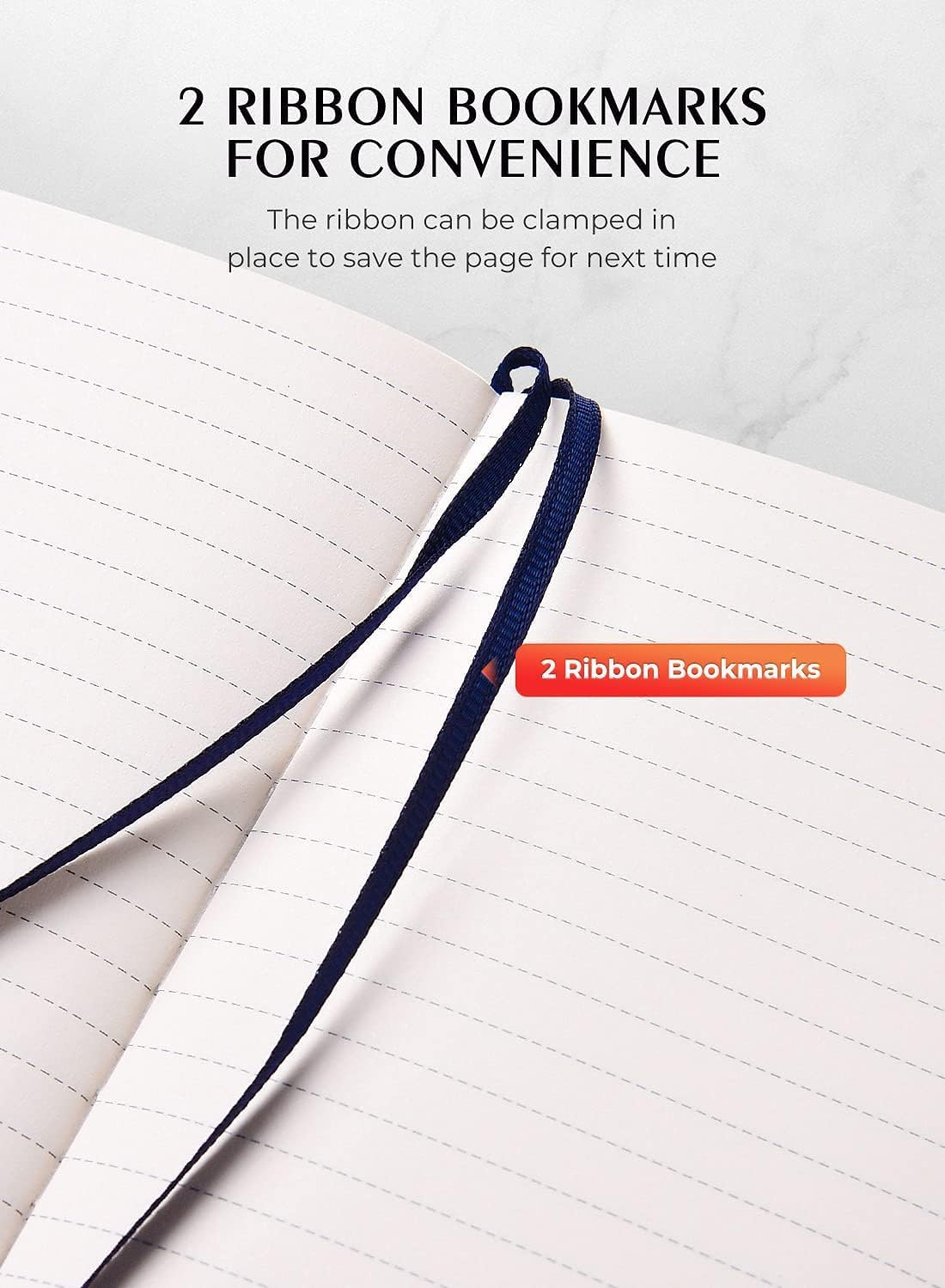 AISBUGUR Pocket Notebook, Small Notebook, 2-Pack Total 320 Pages,3.7" x 5.7" Pocket Notebook (2 Pack, Dark Blue)