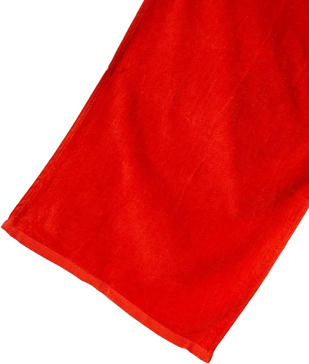 Cotton Golf Bag Towel with Clip (Red)