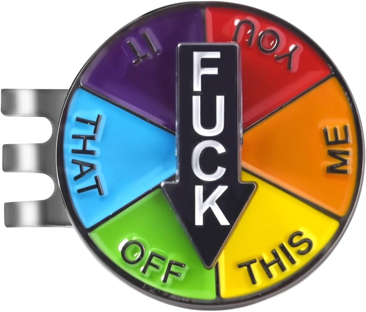 Golf Ball Marker Hat Clip, Golf Accessories for Men, Golf Ball Stamp, Funny Golf Gifts, Golf Gadgets