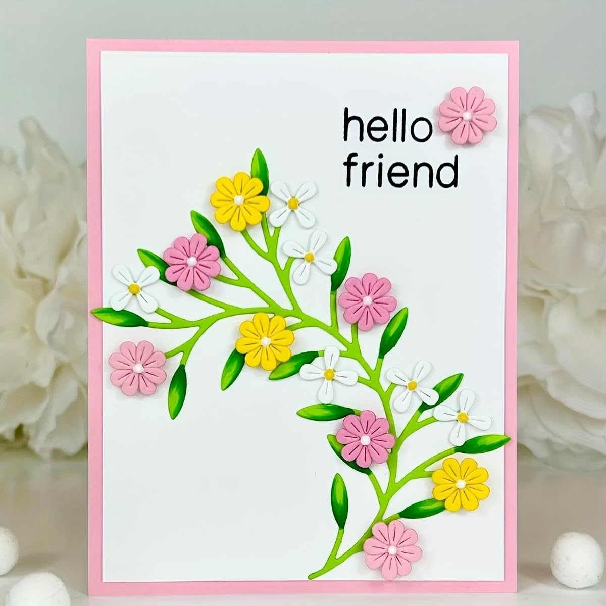 Flowers Metal Cutting Die for Scrapbooking - Cut Stencils for DIY Scrapbook Photo Album Decorative Paper Card, Card Making Supplies, Stencils & Crafting Die Cut (Narcissus 4.3 x 3 in)