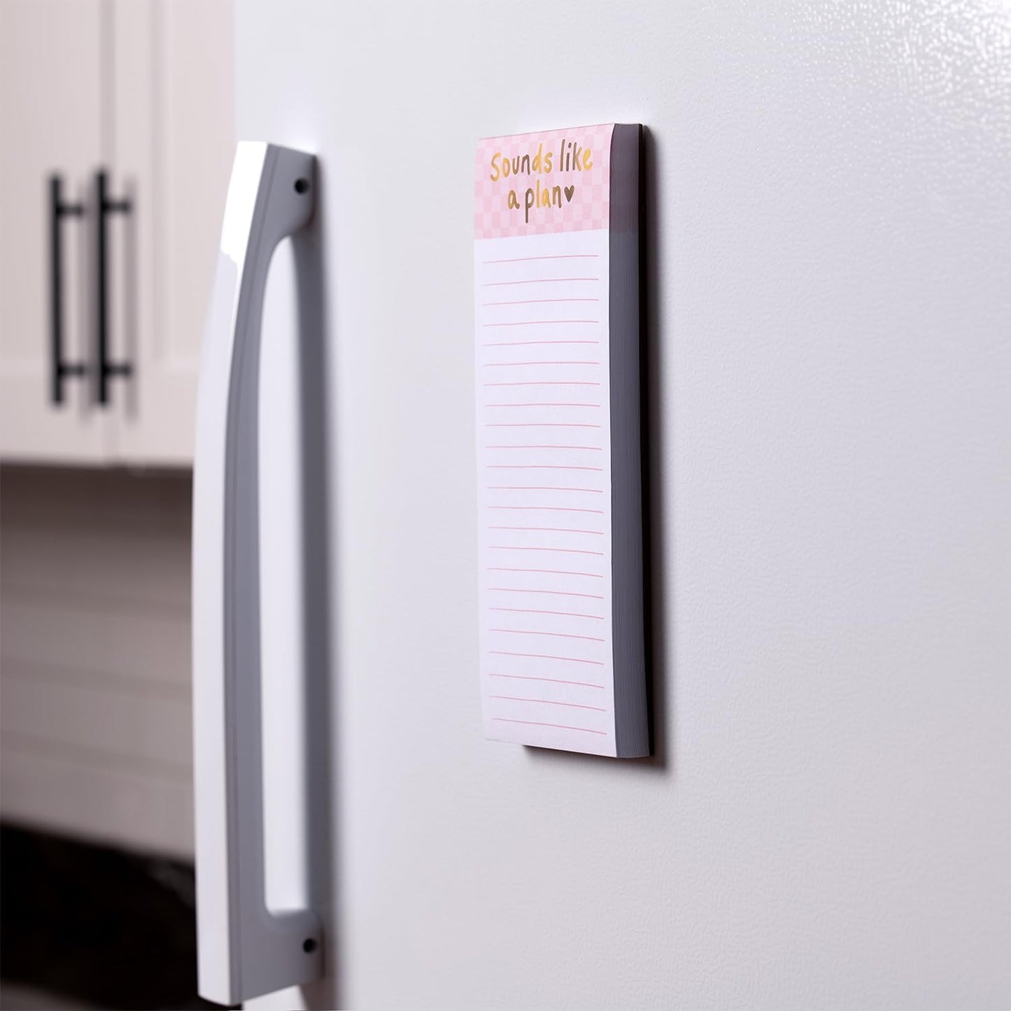 WORLD TRAVELER Eccolo Dayna Lee To Do List Notepad, To Do Magnetic Shopping List Pad for Fridge and Home, Lined Message Pad for Kitchen, 100 Pull-Off Sheets (4x10 Inches)