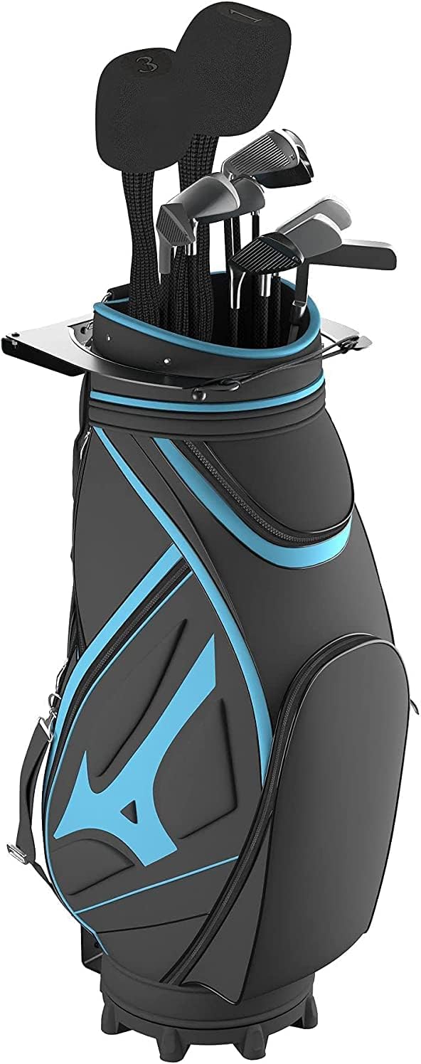 Koova Golf Bag Storage Rack | Sturdy Metal Wall Mount Garage Organizer for Golf Clubs | Fits Any Size Cart or Stand Bag | Easy Install & Use (Hardware Incl.) | Gets Your Clubs Off The Floor | USA Made