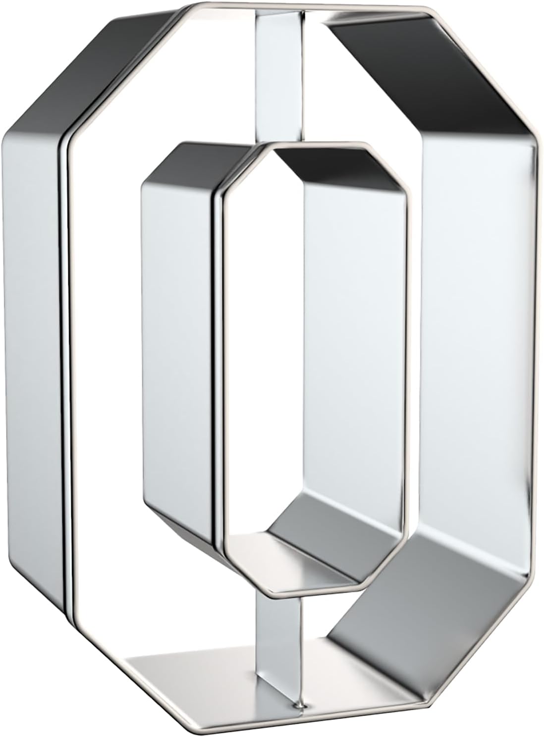 Number Cookie Cutter Set 3 Inch - 9 Piece Large Numbers #0#1#2#3#4#5#6 (#9) #7#8 Shapes Biscuit Fondant Baking Mold - Stainless Steel