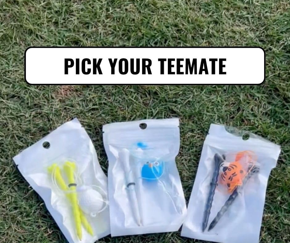 AIRGLO Pro T1 Unbreakable Golf Tees, Premium Plastic Golf Tees