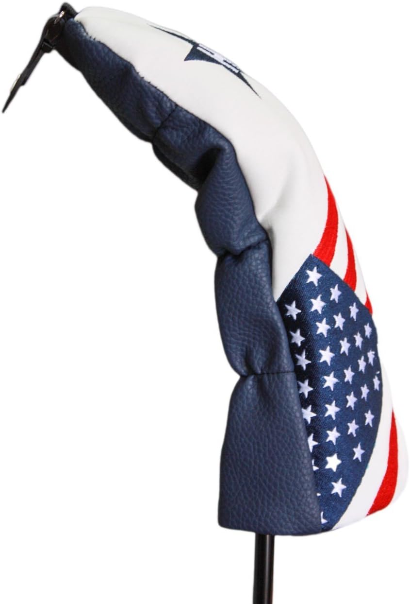 USA #6 Hybrid Patriot Golf Limited Edition Vintage Retro Patriotic Rescue Head Cover