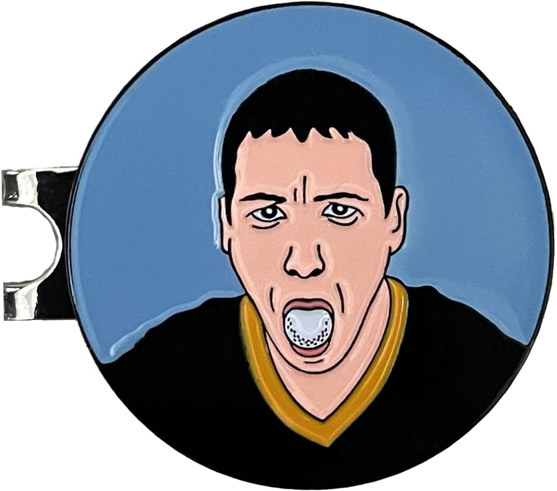 Balanced Co. Funny Golf Hat Clip with Enamel Magnetic Ball Marker