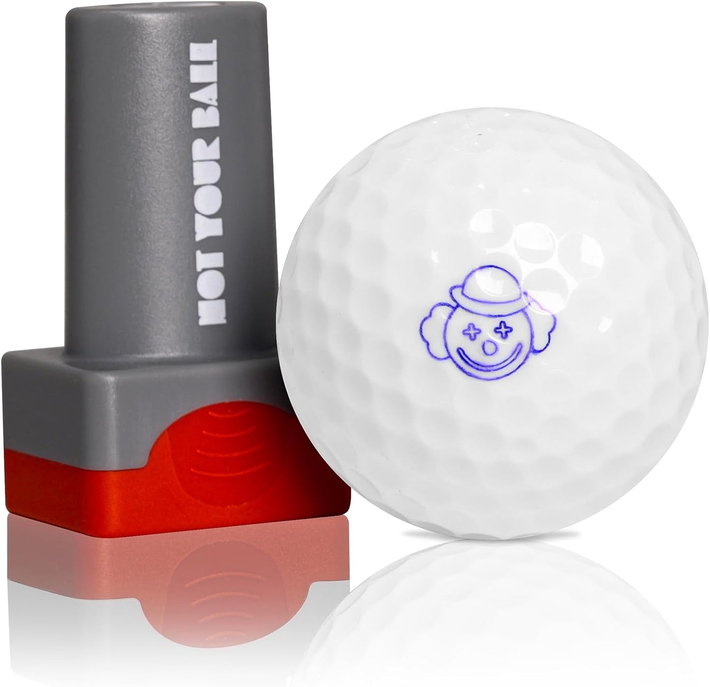 ZEETY Golf Ball Stamp, Golf Ball Stamper, Self-Inking Golf Ball Stamp Marker to Identify Golf Balls, Golf Gift Golf Accessories for Men and Women Golfers