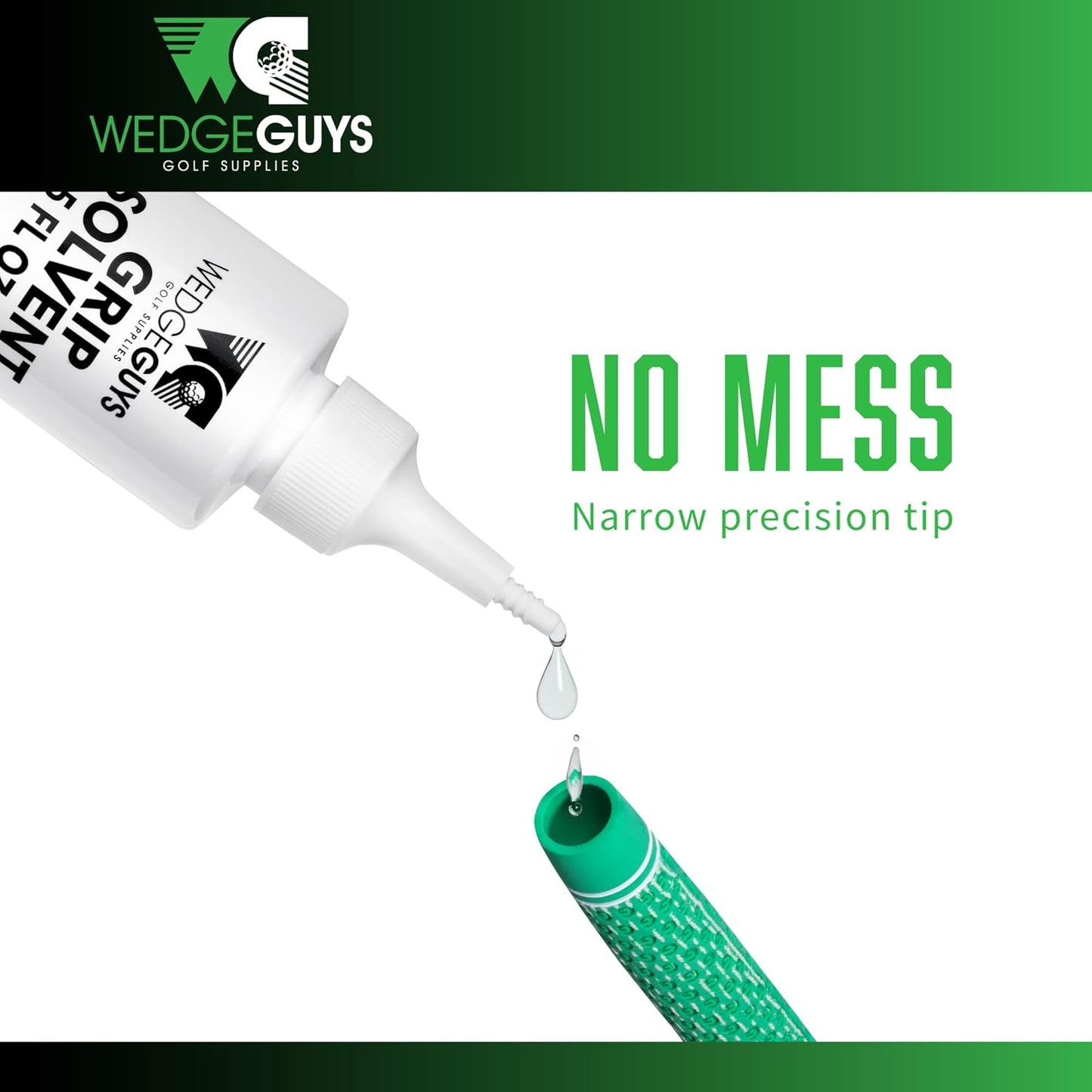 Wedge Guys Professional Golf Grip Tape Solvent for Regripping Golf Clubs | Golf Grip Solvent Solution for Easy Regripping and Golf Club Repair |