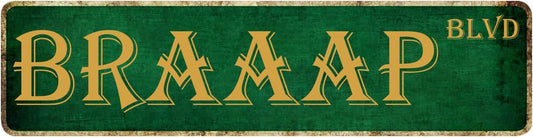 Motorcycle Garage Signs Dirt Bike Accessories Motorcycle Gifts Poster Braaap Blvd Street Metal Sign Racing Gifts For Men Motocross Birthday Decorations Man Cave Decor Wall Art 16x4 Inch