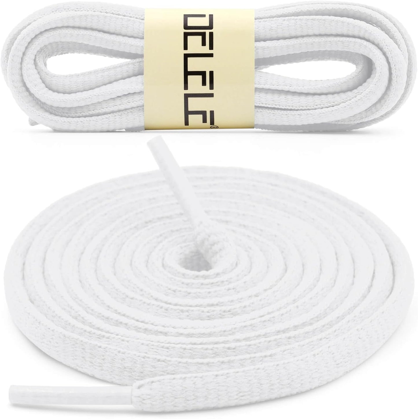 DELELE 2Pair Oval Shoes laces 42 Colors Half Round 1/4" Athletic ShoeLaces for Sport/Running Shoes Shoe Strings