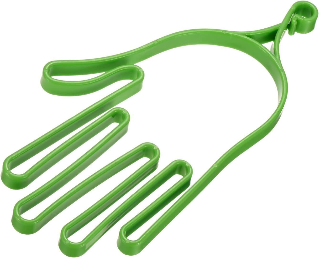 PATIKIL Golf Gloves Stretcher, 4 Pack Plastic Keeper Support Rack Holder Dryer Hanger Frame for Sports Gloves Maintenance, Green