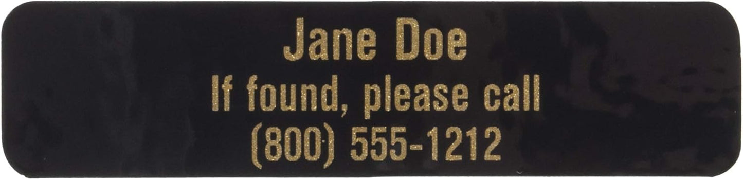 Customized Golf Club Labels – 24 Classy Identification Personalized Labels for Golf Clubs, Tools & More – Weatherproof, Fade Resistant