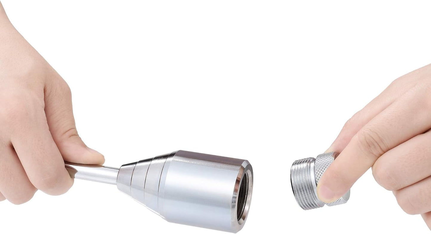 Mile High Life Golf Tempo Trainer | Golf Grip Trainer | Golf Swing Training Aid | Two Weight Configuration Options | for Right-Handed Golfer