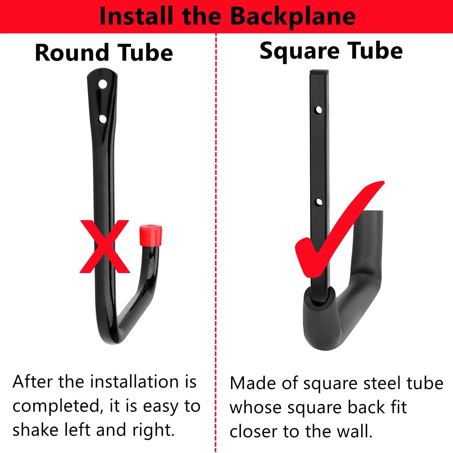 Garage Storage Hook, 6.3 Inch Heavy Duty Wall Mount Utility Hanger