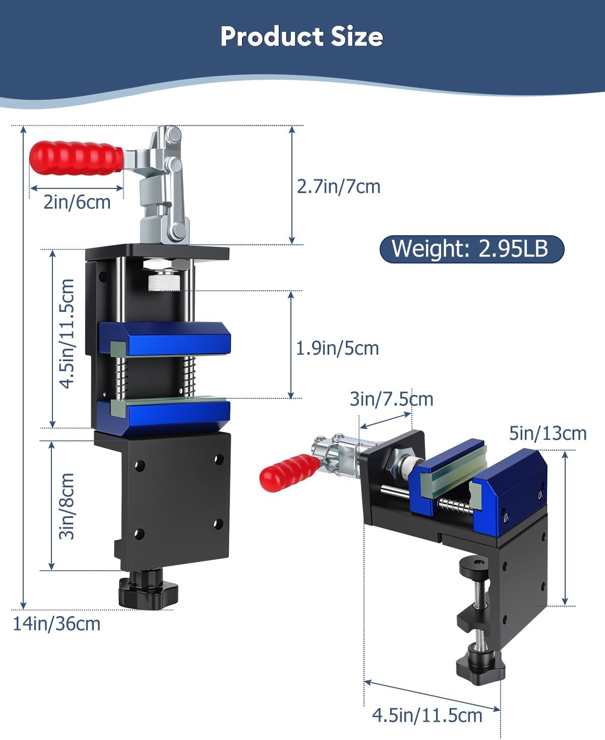 3-in-1 Golf Shaft Clamp,Aluminum Golf Club Regripping Kit,360° Swivel Portable Table Vise with Anti-Slip Design & Shaft Protection for Grip Replacement