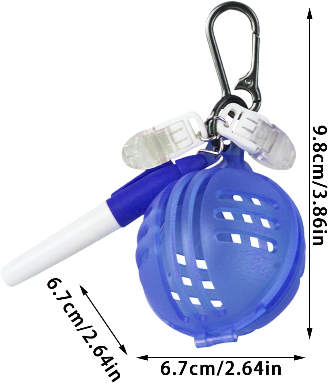 Golf Ball Line Marker Tool, Portable 360 Degree Stencil, Putting Alignment Aid, Golf Accessory with Easy Use and Precise Marking, Training Tool for Course Practice Sport Game Outdoor Competition Men