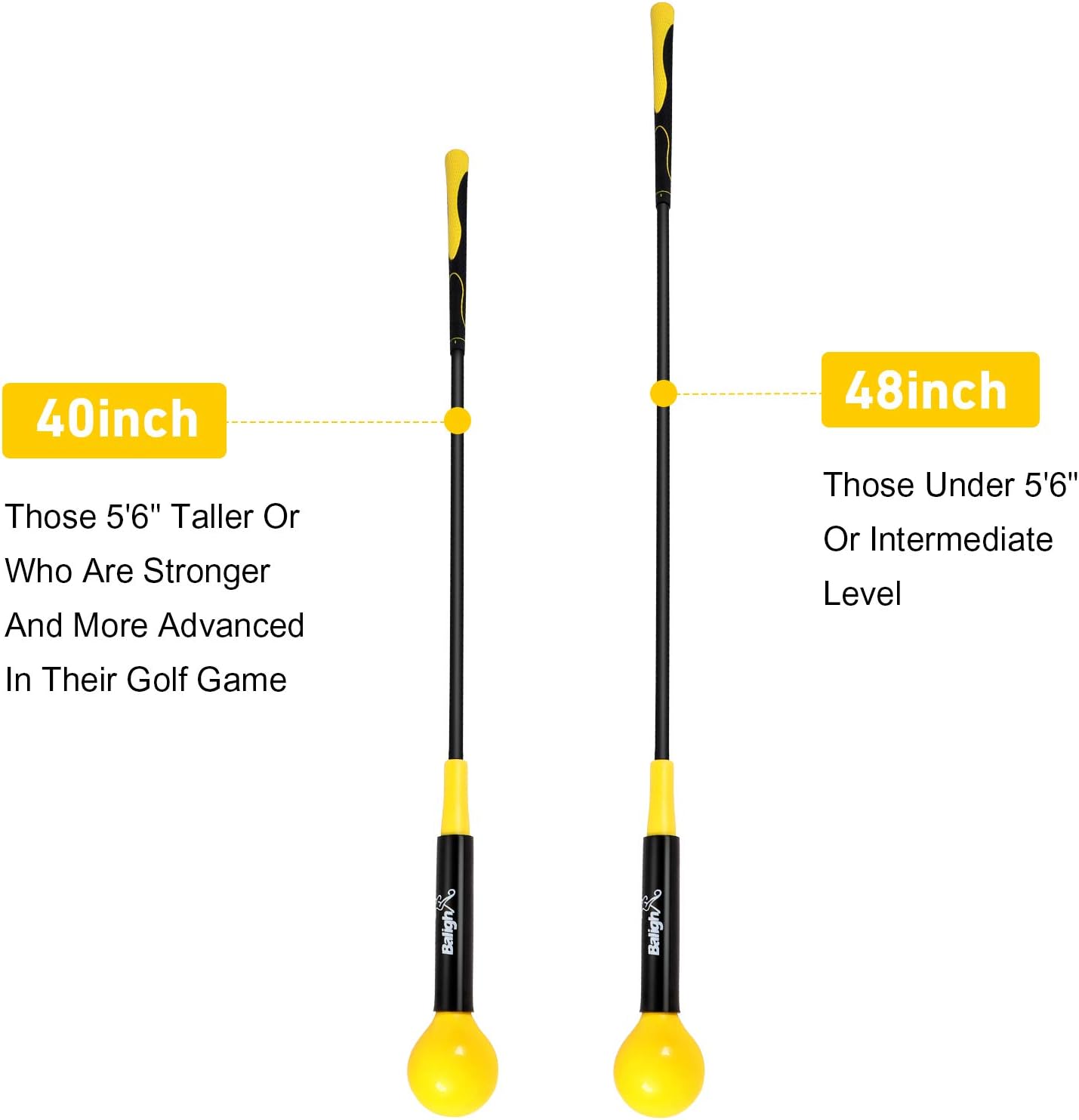 Golf Swing Trainer Aid and Correction for Strength Grip Tempo & Flexibility Training Suit for Indoor Practice Chipping Hitting Golf Accessories