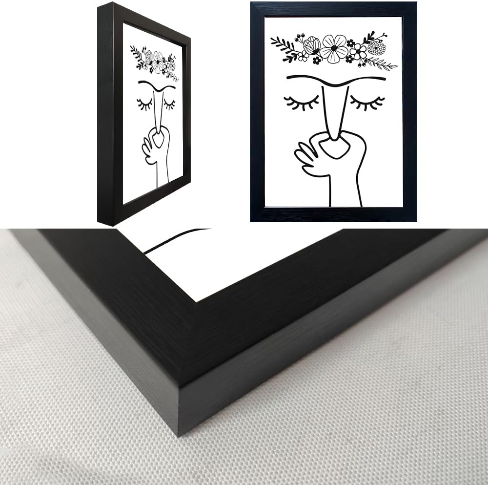 Bathroom Wall Art Funny Bathroom Wall Decor Humorous Guest Toilet Art Decor Modern Minimalistic Black and White Canvas Print Artwork