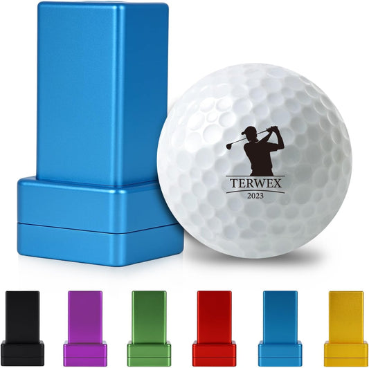 Golf Ball Stamp Personalized, Waterproof Custom Golf Ball Stamp Marker, Mark Your Own Fun Monogram Golf Balls Stamper, Ideal Retirement Golf Gift Accessories for Men Dad Husband Boyfriend