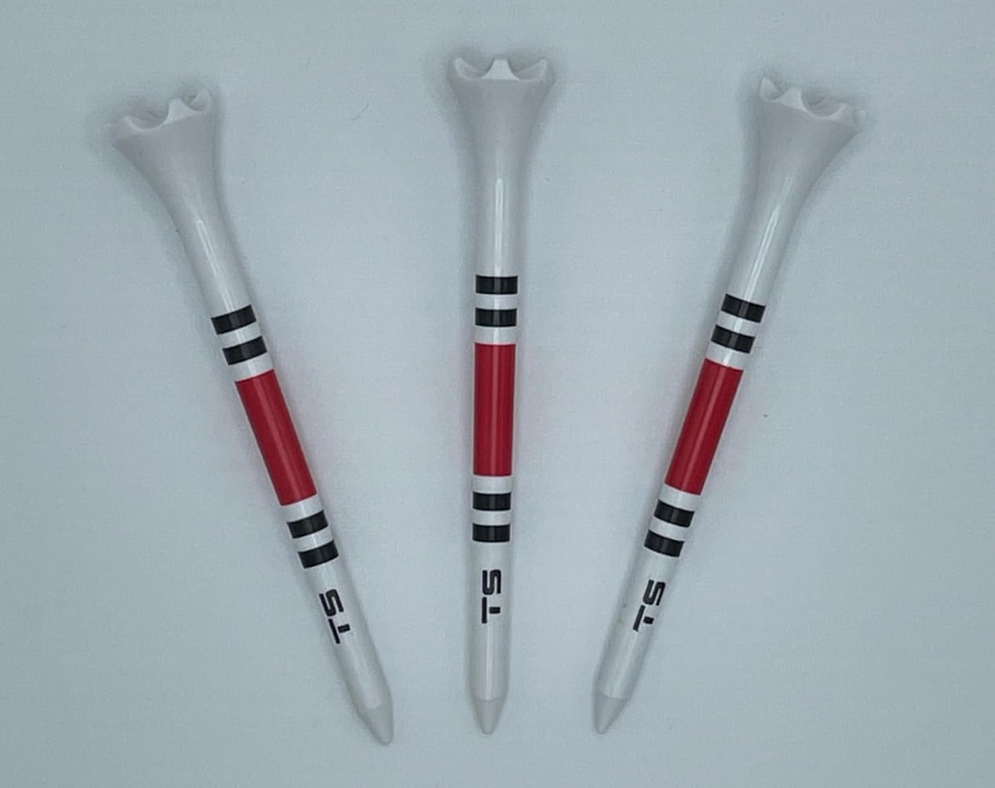 TRUESTRIKE Premium USA Golf Tees – 3¼" or 2¾" Durable Plastic Performance Tees (100 Pack) – Made in USA – Bulk Value Pack