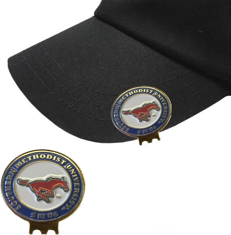 Magnetic Golf Hat Clip with 2 Double-Sided Golf Ball Markers – Easily Attaches to Golf Cap – Made of Stainless Steel & Ideal for Avid Golfers