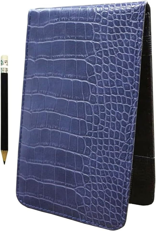 Golf Scorecard Holder Yardage Book Cover with Golf Ball Marker and A Free Pencil 4.5 × 7.5 inches Multi-Color