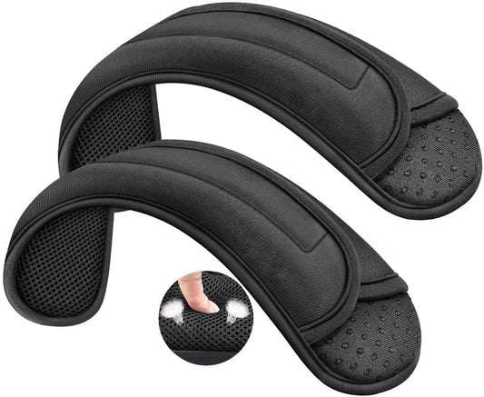 ZINZ 2-Pack Universal Shoulder Pad with Ultra Thick Cushion for Bag Luggage Bag Crossbody, Plus Long & Anti-Slip & Breathable,Drak Grey