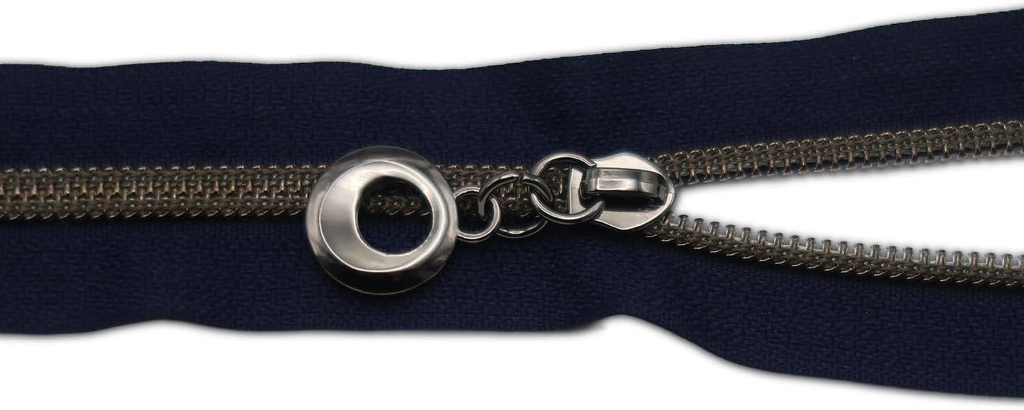 HOLSHUN #5 Zipper Sliders Zipper Pull 30pcs Bulk Heavy Duty Metal Gunmetal Pulls for #5 Nylon Coil Zippers Replacement Luxury Bag Hardware Luggage & DIY Craft Supplies Cat Eye