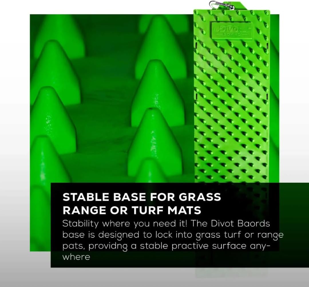 Divot Board - The Original Patented Low Point and Swing Path Trainer - Instant Feedback. Anytime. Anywhere - See Your Swing Path and Learn Every Time You Hit The Ball!