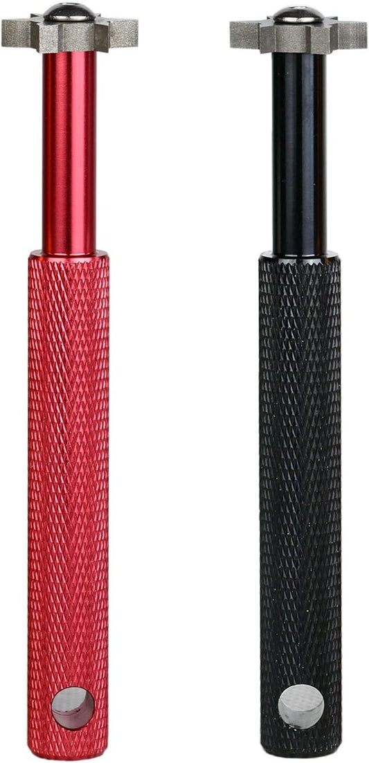 Sword &Shield sports Golf Club Groove Sharpener Tool Golf Club Re-Grooving Cleaning Tool 6-Tip for Optimal Backspin and Ball Control with Wedges and Utility Clubs